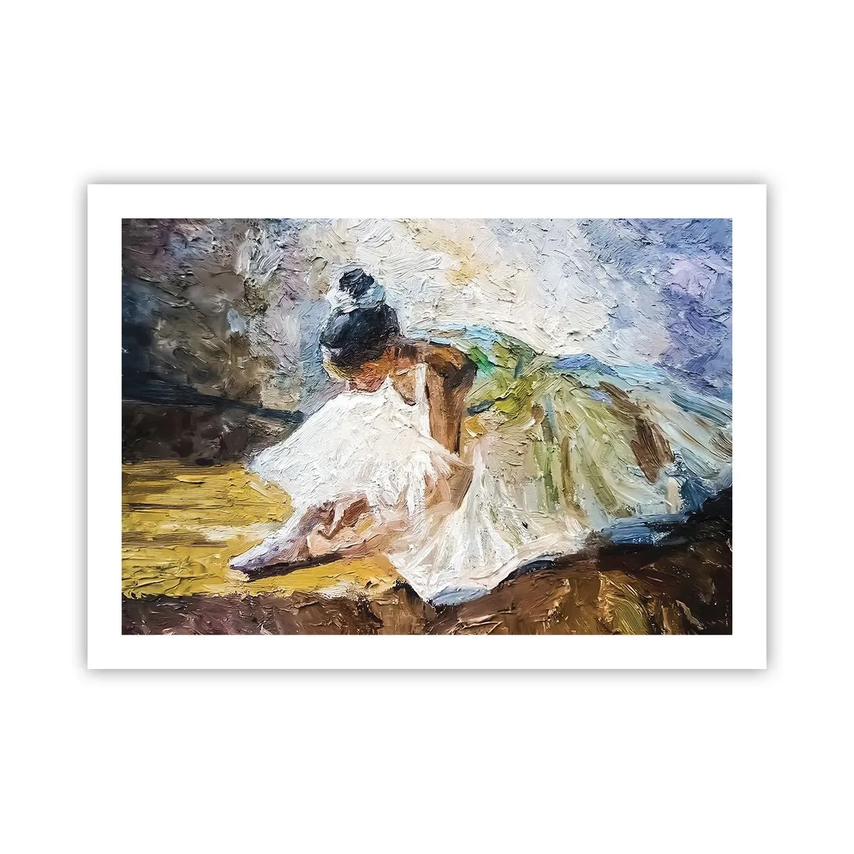 Poster - Aus einem Gemälde von Degas - 70x50 cm