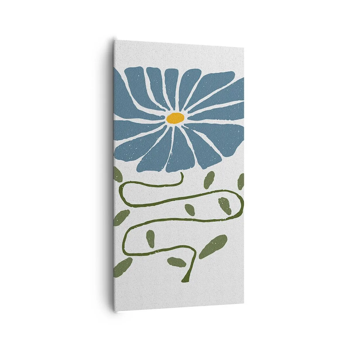 Bild auf Leinwand - Leinwandbild - Zweig für eine Blume - 65x120 cm