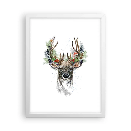 Poster in einem weißen Rahmen - Im festlichen Gewand - 30x40 cm