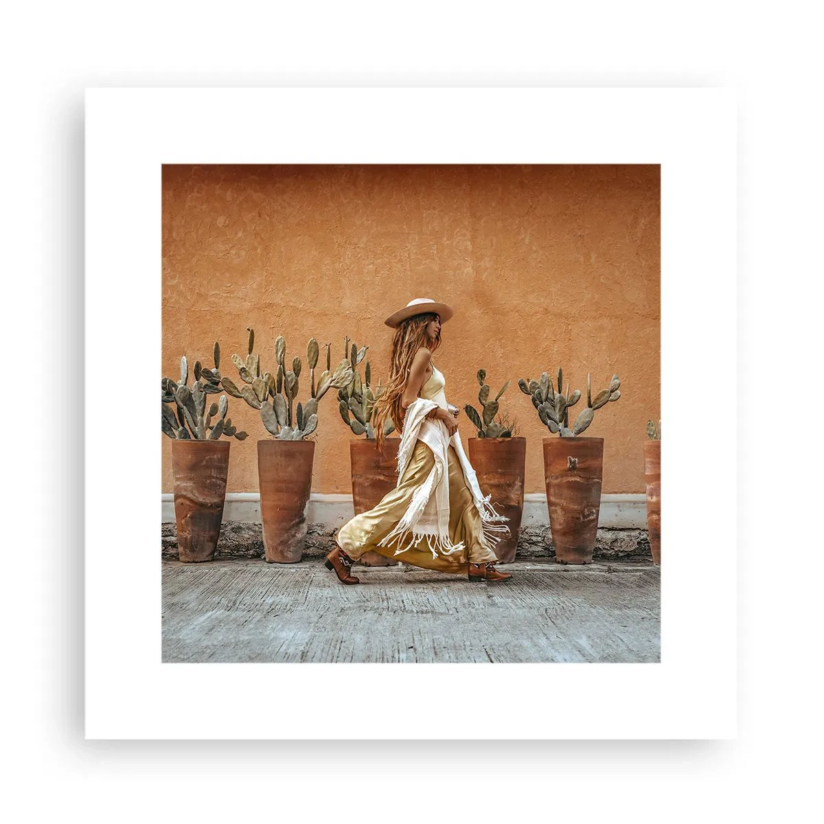 Poster - Hippie-Stil - 30x30 cm