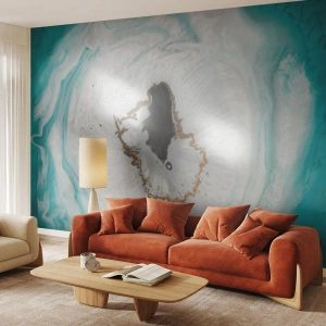 Selbstklebende Fototapete Deluxe Sticker - Nach Innen eindringen - Abstraktion, Stück, Stein - 400x280 cm