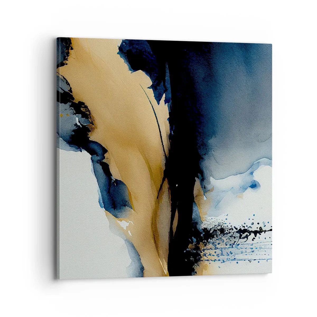 Bild auf Leinwand - Leinwandbild - Hinter dem Vorhang - 70x70 cm