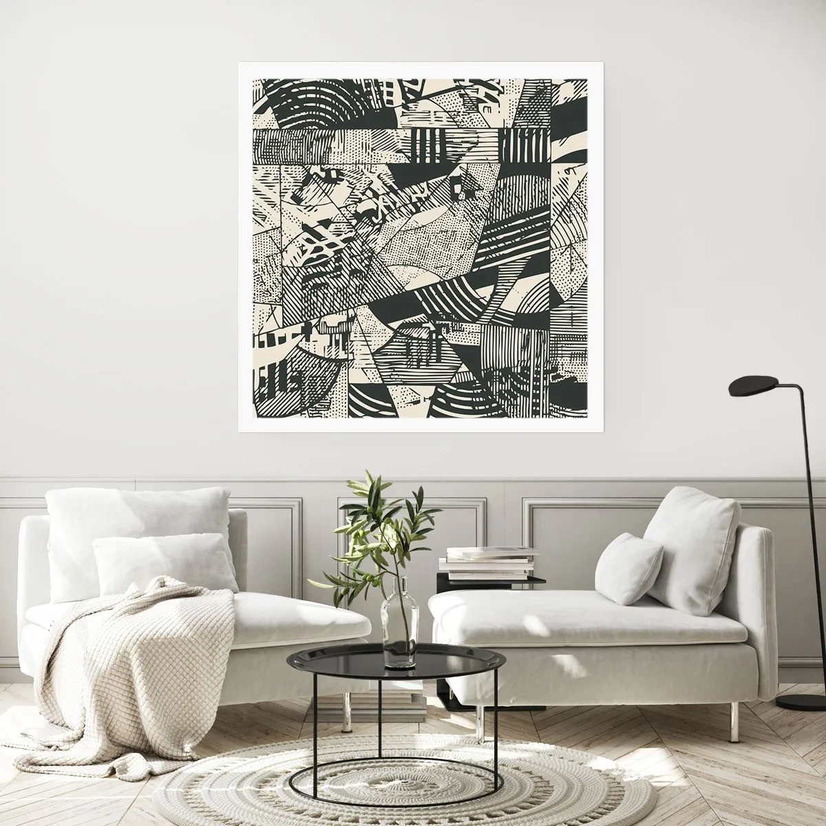 Poster - Die Dynamik der Gegenwart - 40x40 cm