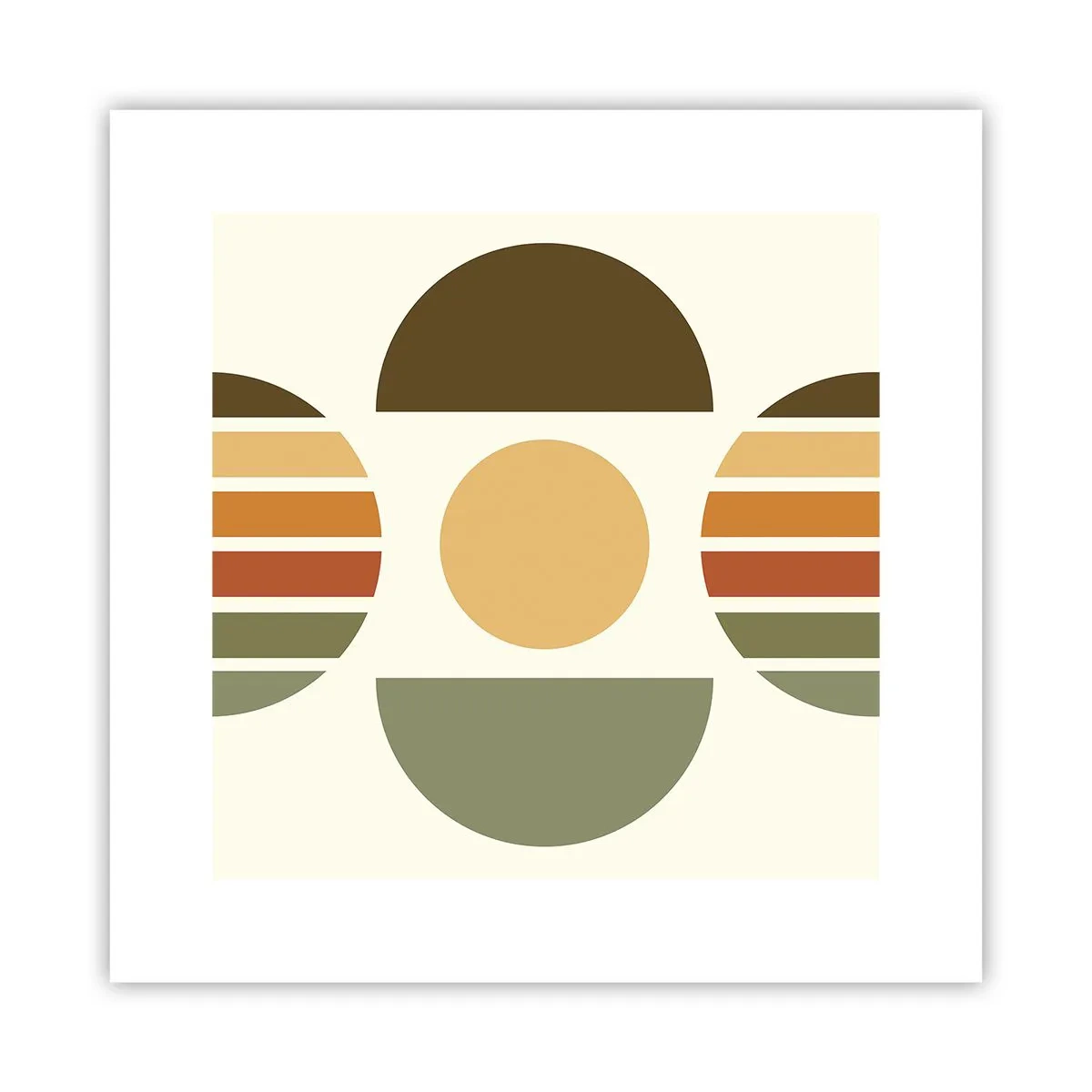 Poster - In Erdtönen - 30x30 cm