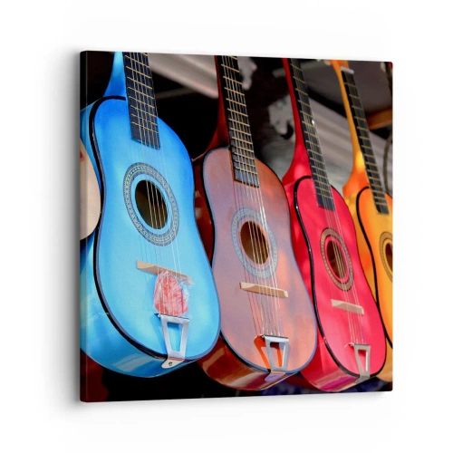 Bild auf Leinwand - Leinwandbild - Lateinische Atmosphäre - 30x30 cm