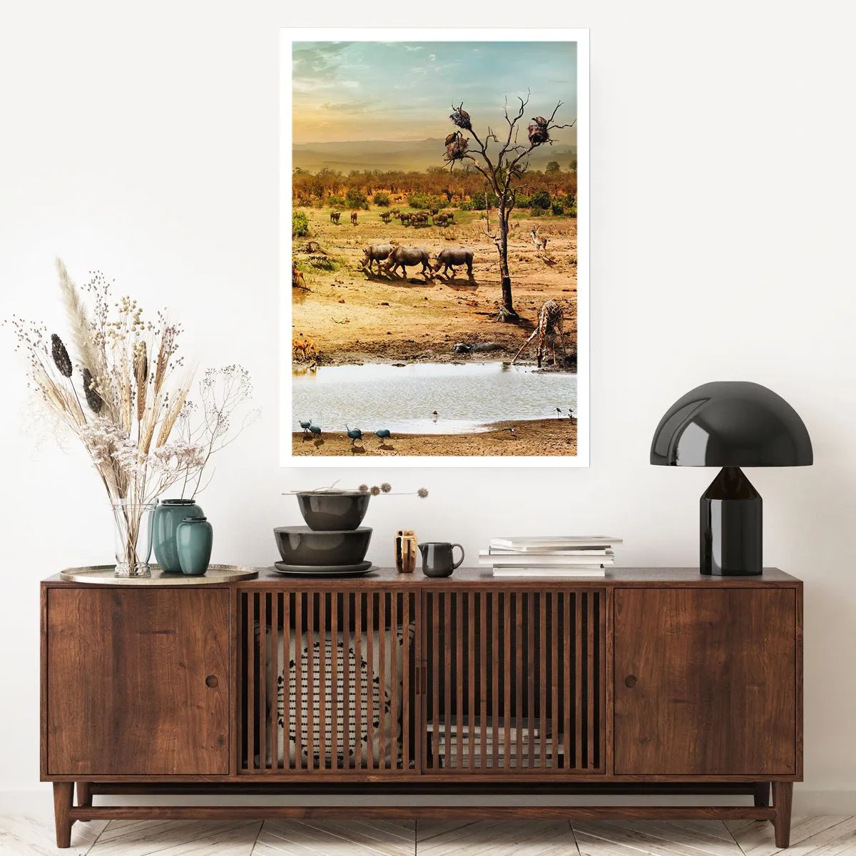 Poster - Ein Fluss floss aus Eden ... - 40x50 cm