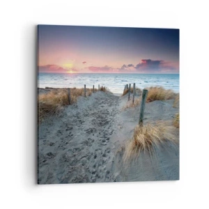 Bild auf Leinwand - Leinwandbild - Du hast einen Regenbogen aus strahlendem Licht verschüttet ... - 70x70 cm