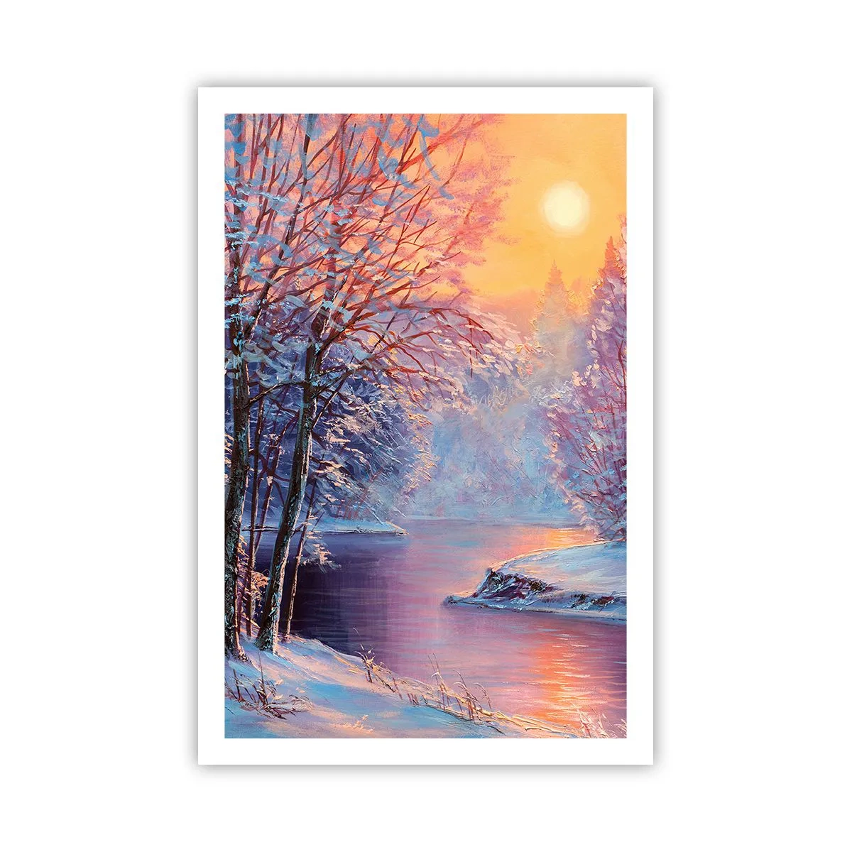 Poster - Die Farben des Winters - 61x91 cm
