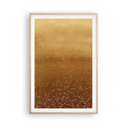 Poster in einem Rahmen aus heller Eiche - Die Geburt des Lichts - 61x91 cm