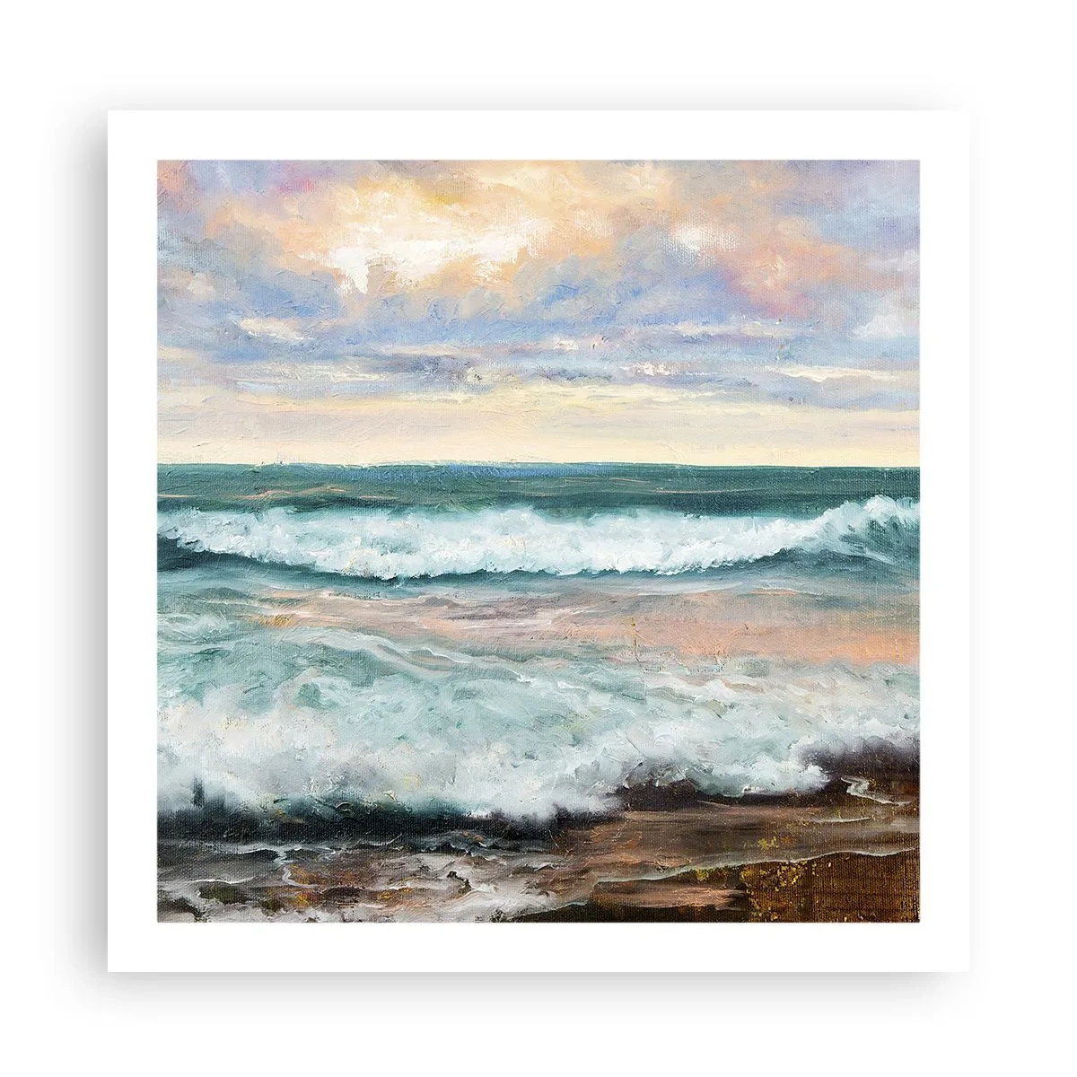 Poster - Hier werden Sie Ihre Seele baumeln lassen - 60x60 cm