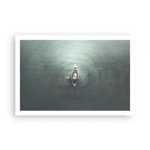 Poster - Durch den Mondsee - 91x61 cm