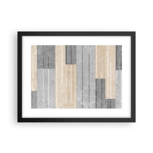 Poster in einem schwarzem Rahmen - Komposition: Vertikal halten - 40x30 cm