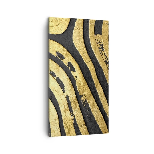 Bild auf Leinwand - Leinwandbild - Alles fließt - 45x80 cm