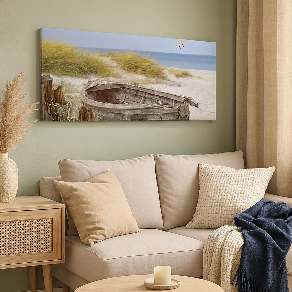 Bild auf Leinwand - Leinwandbild - In Wind gebadet - 30x30 cm