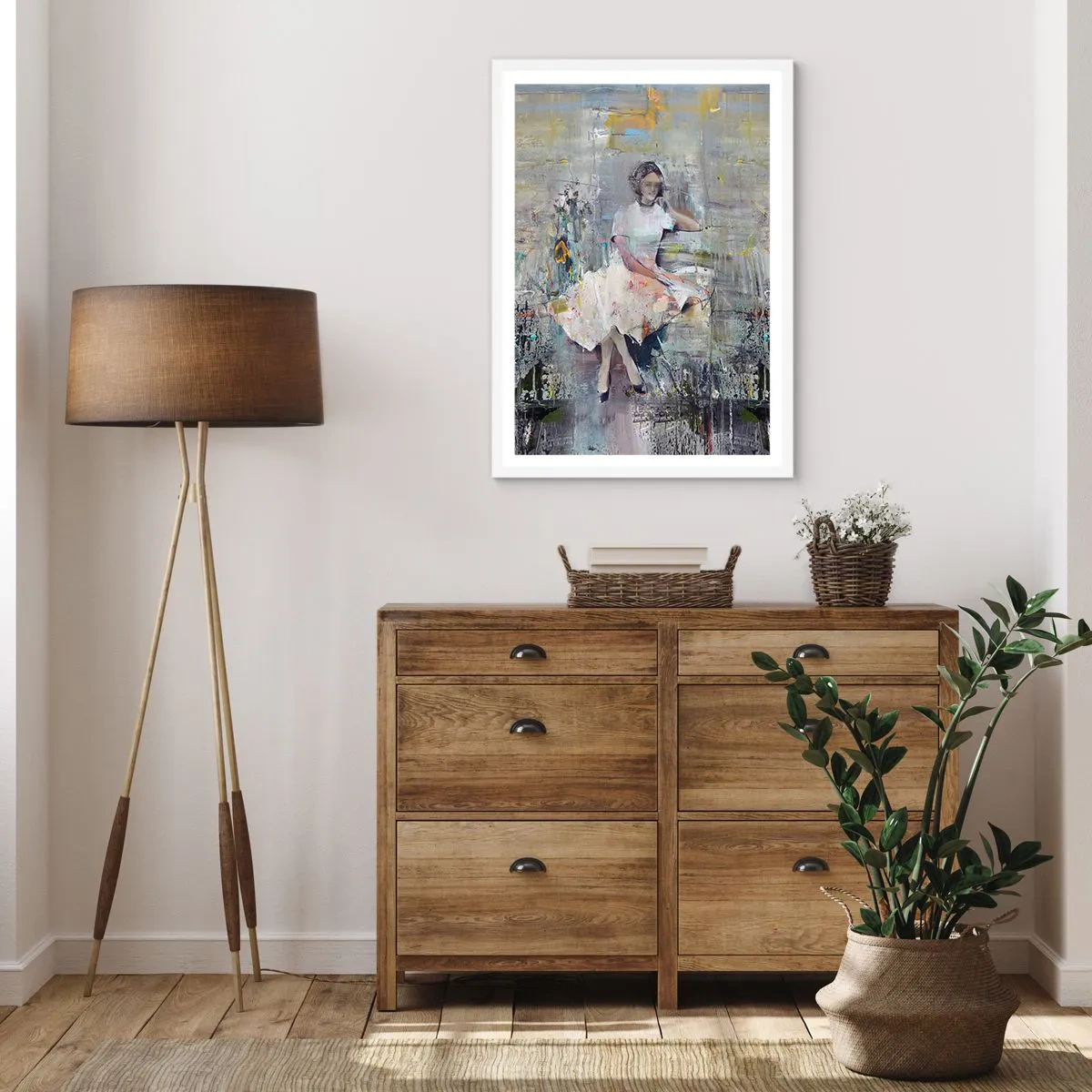 Poster in einem weißen Rahmen - Klassisch und modern - 50x70 cm