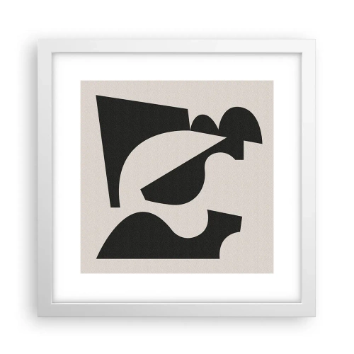 Poster in einem weißen Rahmen - Zum Selbstbauen - 30x30 cm