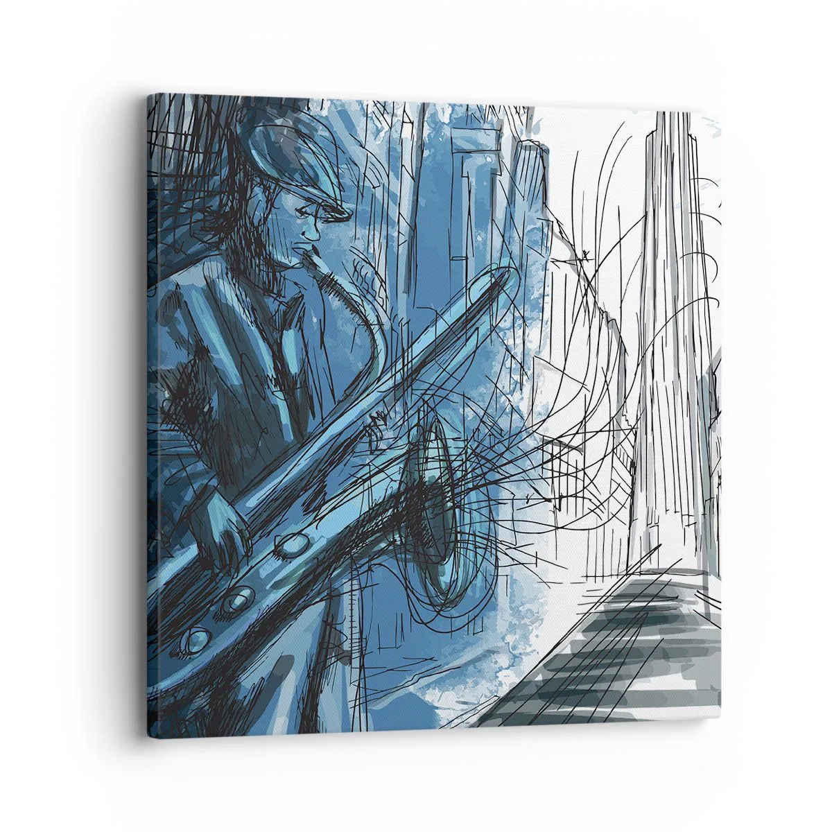 Bild auf Leinwand - Leinwandbild - Urbane Rhapsodie - 30x30 cm