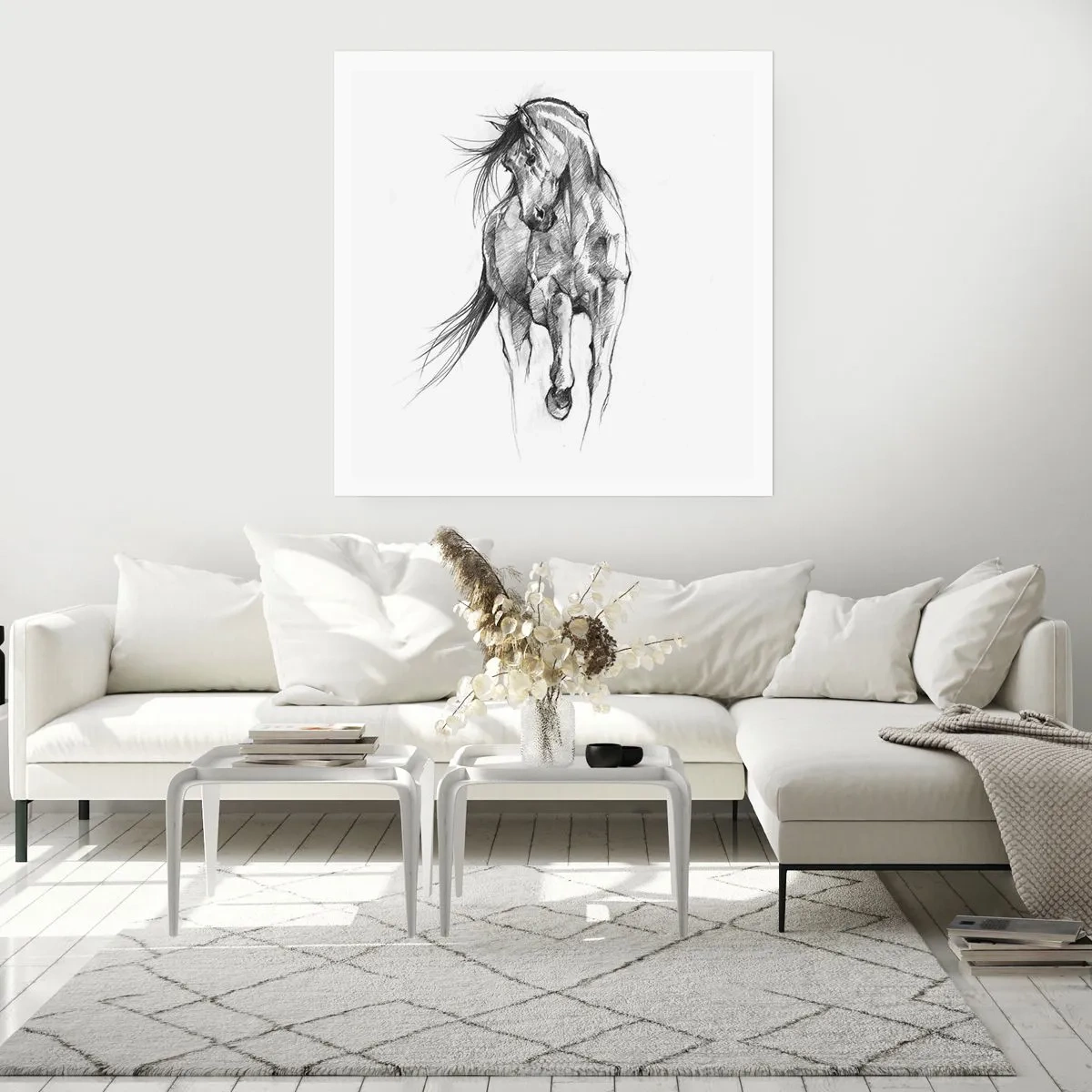 Poster - Im anmutigen Trab - 50x50 cm