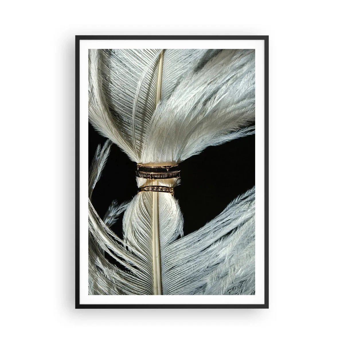 Poster in einem schwarzem Rahmen - ... und ich werde dich nicht verlassen ... - 70x100 cm