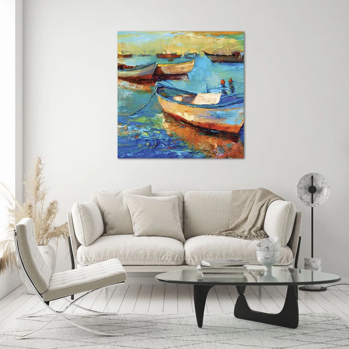 Glasbild - Bild auf glas - In der südlichen Bucht - 70x70 cm