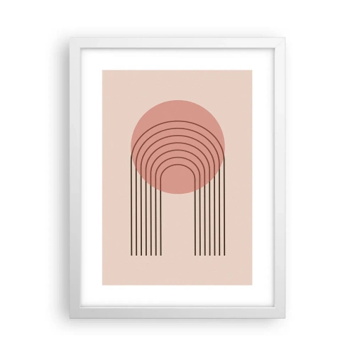 Poster in einem weißen Rahmen - Unwiderstehliche Anziehungskraft - 30x40 cm