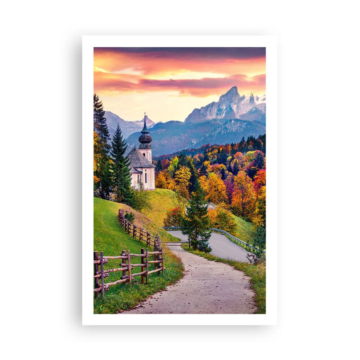 Poster - Landschaftsartige Malerei - 61x91 cm