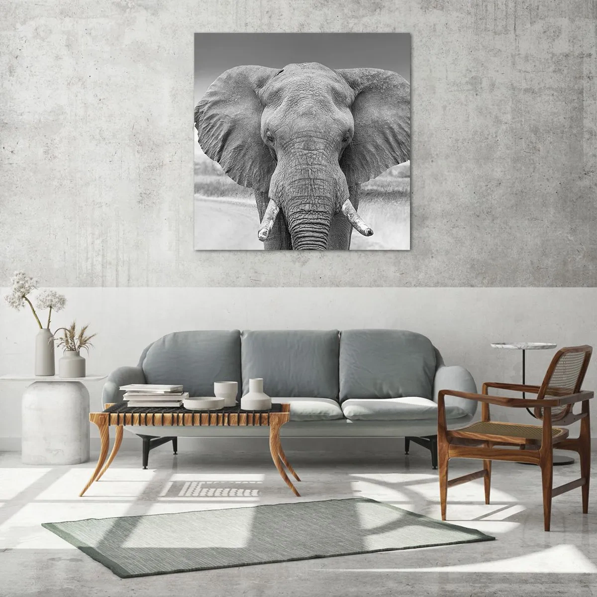 Glasbild - Bild auf glas - Willkommen in meiner Welt - 70x70 cm