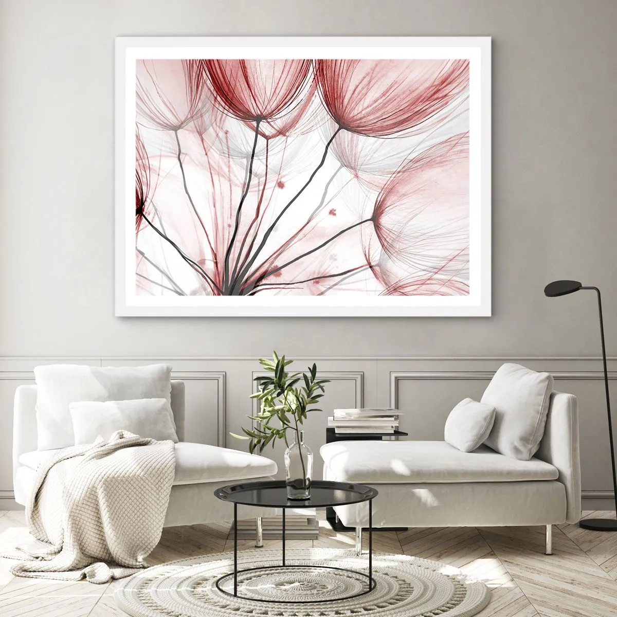 Poster in einem weißen Rahmen - Vor der Abfahrt - 50x40 cm