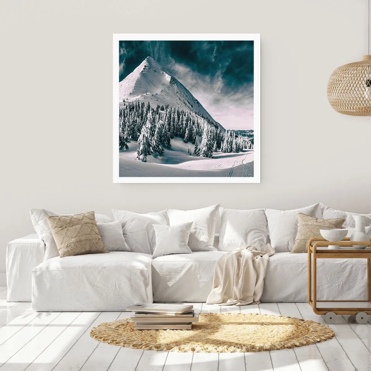 Poster - Das Land aus Schnee und Eis - 50x50 cm