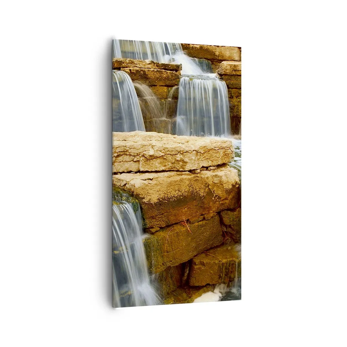 Bild auf Leinwand - Leinwandbild - Treppe zum Himmel - 65x120 cm