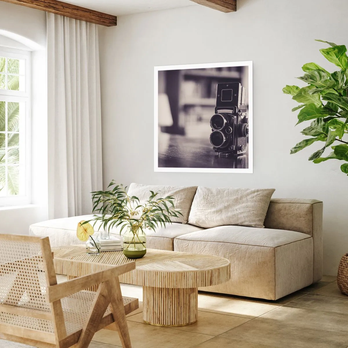 Poster - Zauber alter Fotografie - 60x60 cm