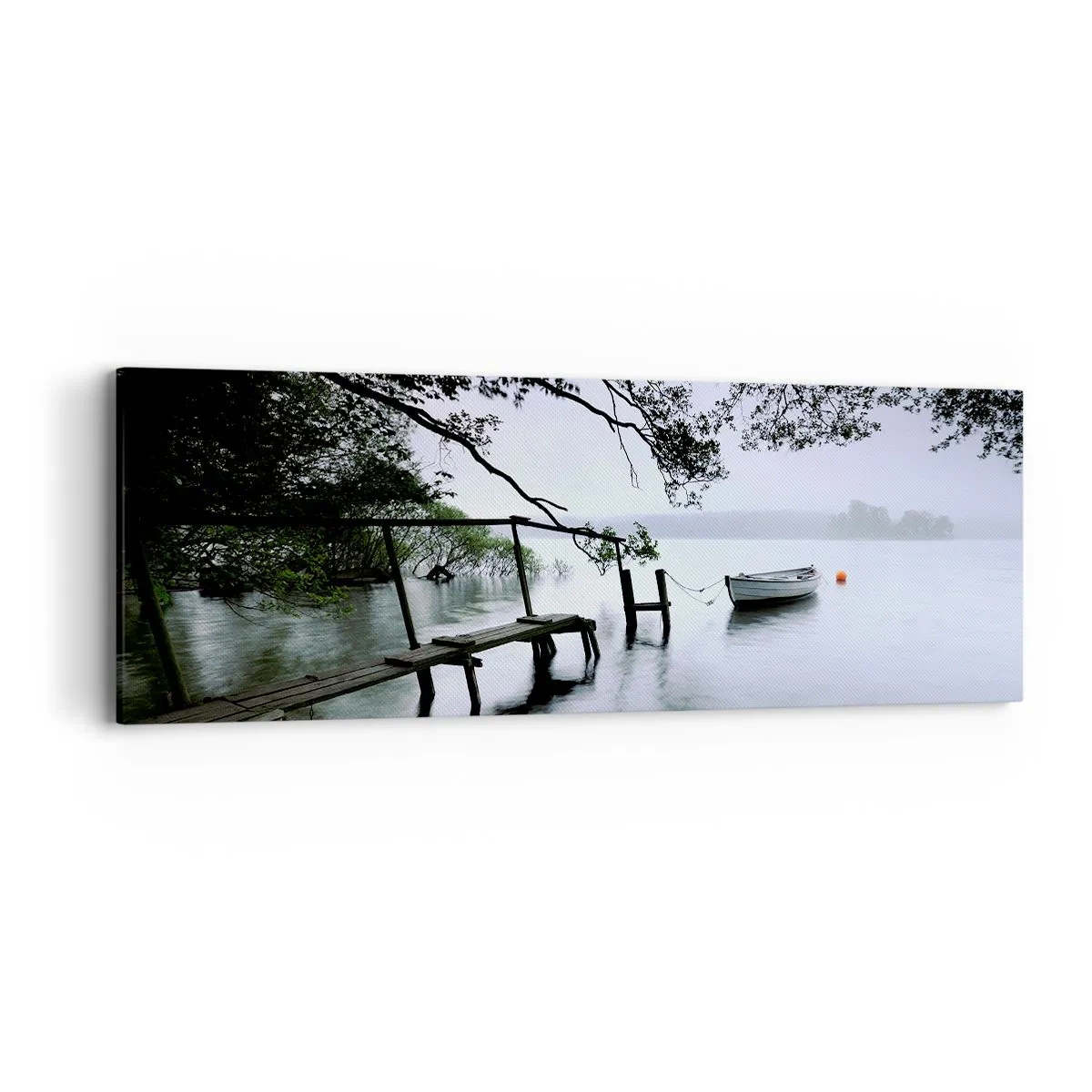 Bild auf Leinwand - Leinwandbild - Du ruhst dich schon aus - 90x30 cm
