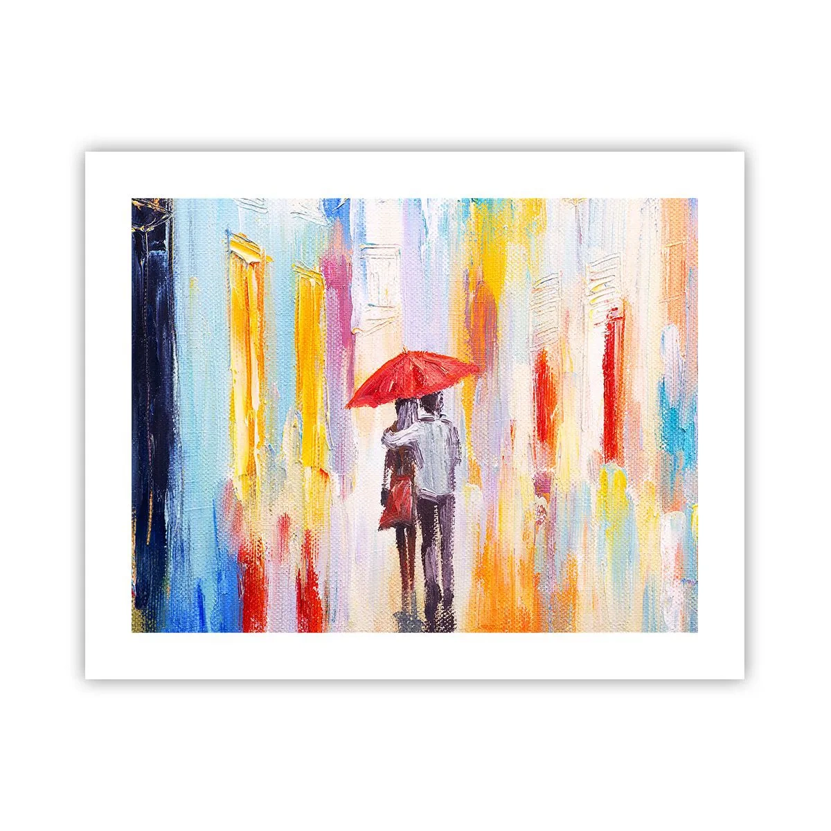 Poster - Lass es weiter regnen - 50x40 cm