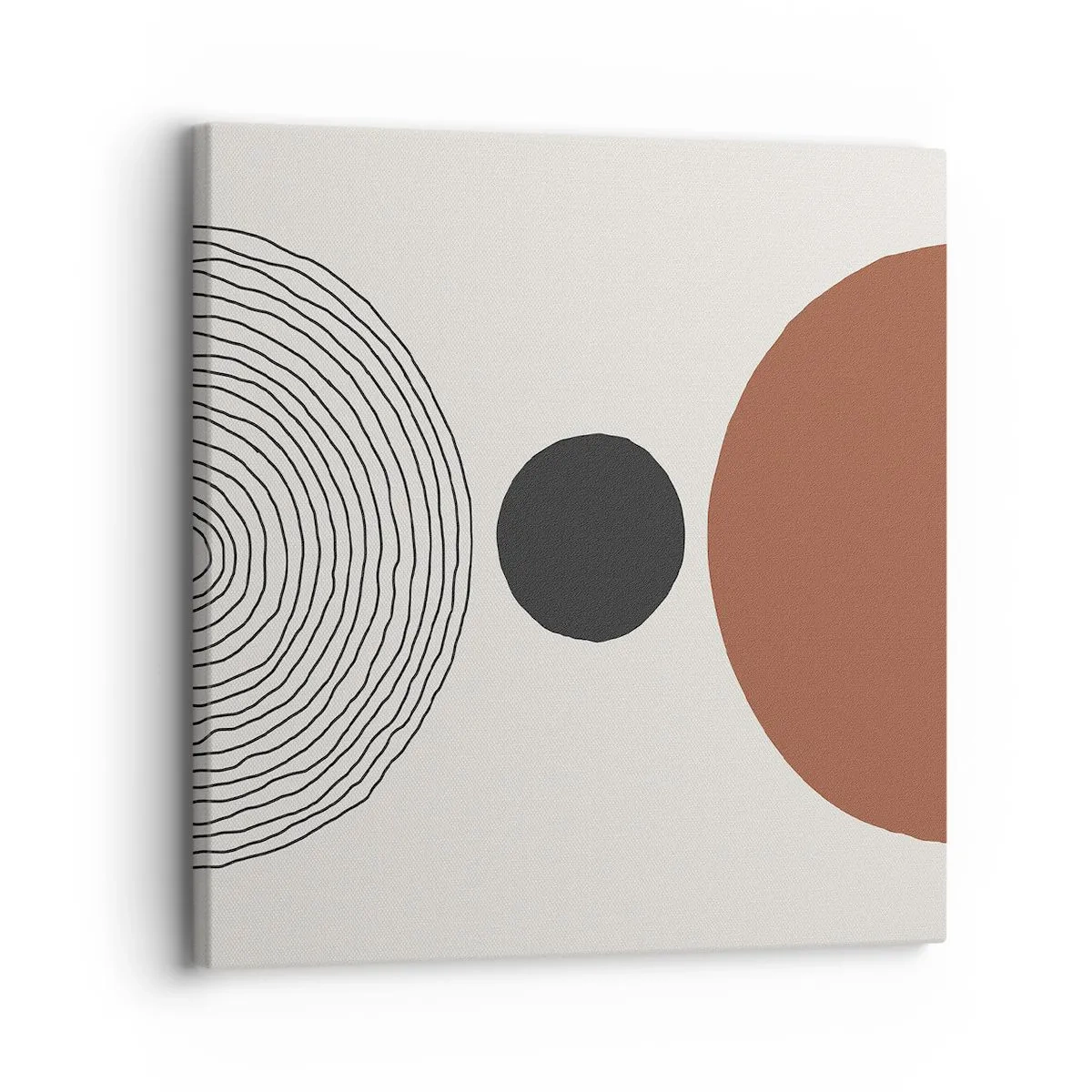 Bild auf Leinwand - Leinwandbild - Das Zentrum der Aufmerksamkeit - 30x30 cm