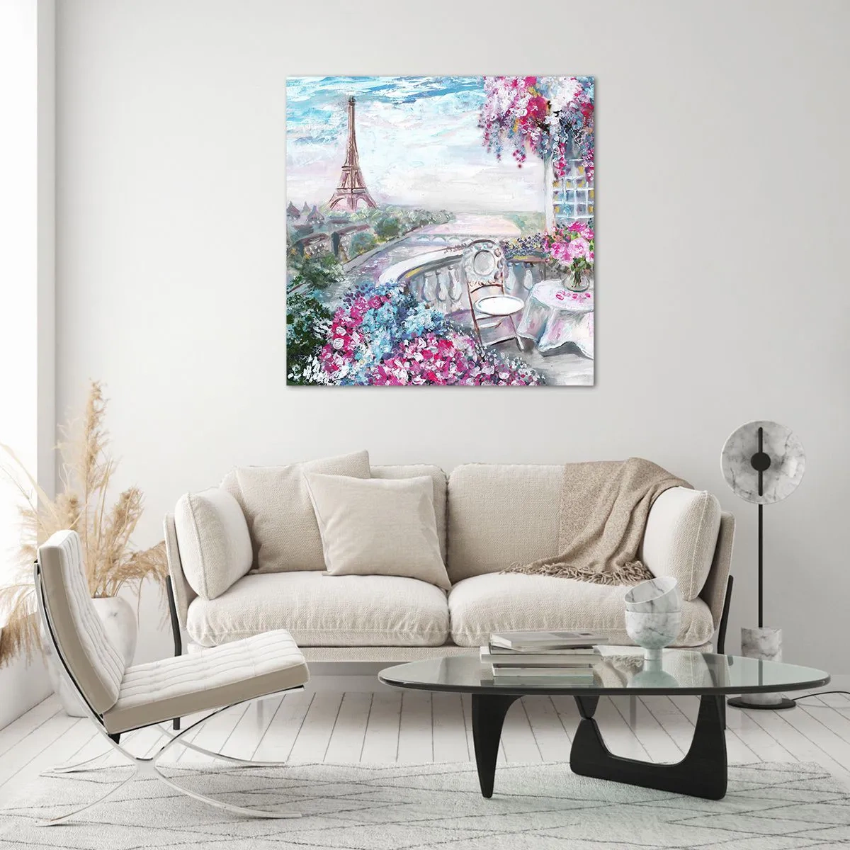 Glasbild - Bild auf glas - Am schönsten ist es hier im Mai - 60x60 cm