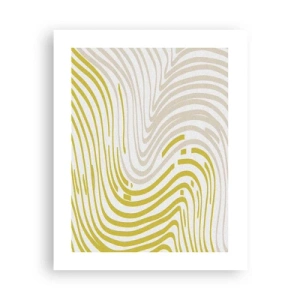 Poster - Komposition mit sanfter Biegung - 40x50 cm