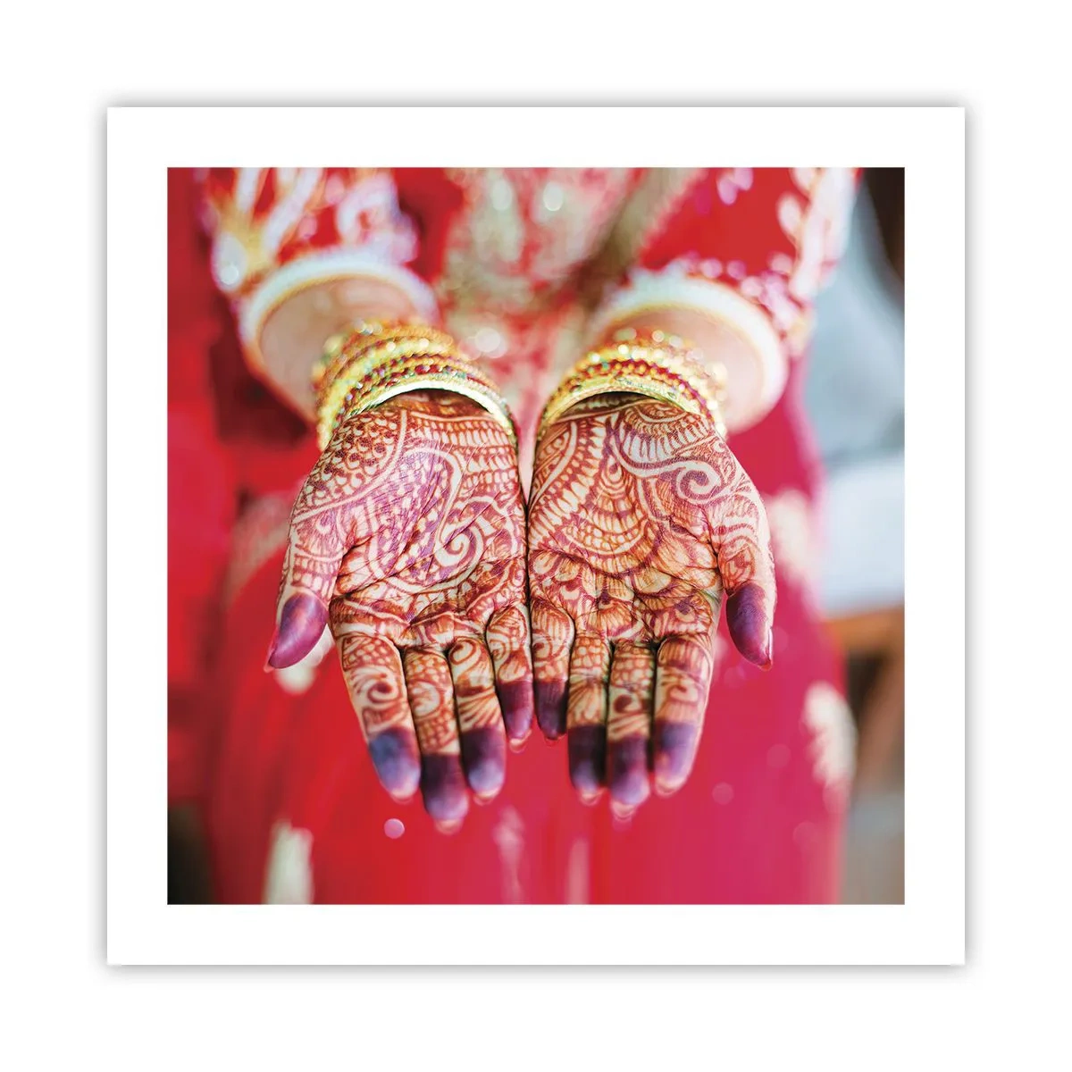 Poster - Bereit, das Glück zu fangen? - 50x50 cm