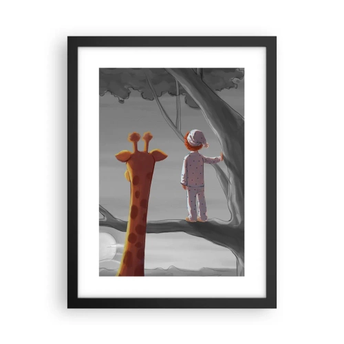 Poster in einem schwarzem Rahmen - Das passiert wirklich - 30x40 cm