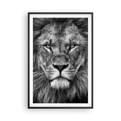 Poster in einem schwarzem Rahmen - Im Krönungsgewand - 61x91 cm