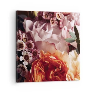 Bild auf Leinwand - Leinwandbild - Eingehüllt in Schönheit - 50x50 cm