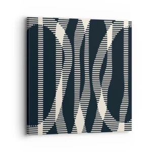 Bild auf Leinwand - Leinwandbild - Ein Versuch, die Dunkelheit zu durchbrechen - 30x30 cm