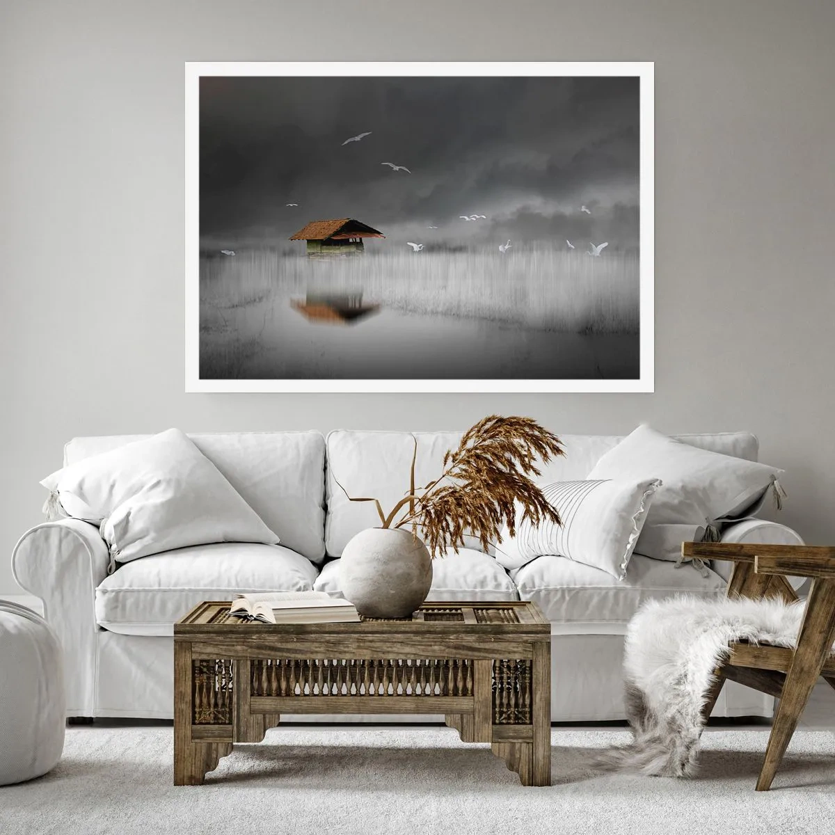 Poster - Schutz vor Regen - 70x50 cm