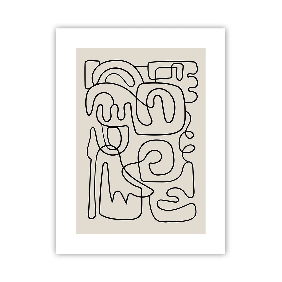 Poster - Folge der Spur - 30x40 cm