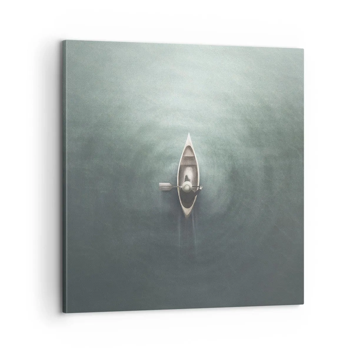 Bild auf Leinwand - Leinwandbild - Durch den Mondsee - 60x60 cm