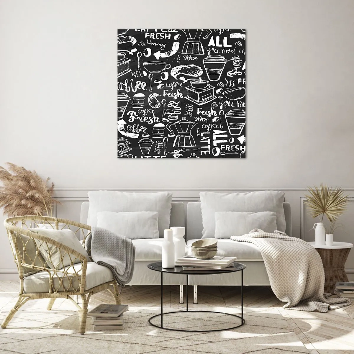 Glasbild - Bild auf glas - Alles was Sie brauchen ist… - 30x30 cm