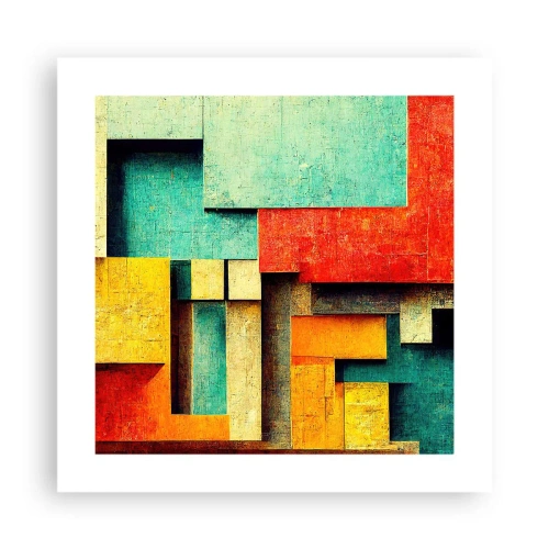 Poster - Festival der rechten Winkel - 40x40 cm