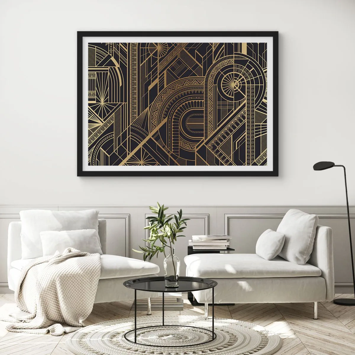 Poster in einem schwarzem Rahmen - Konzepte, Ideen, Pläne - 40x30 cm