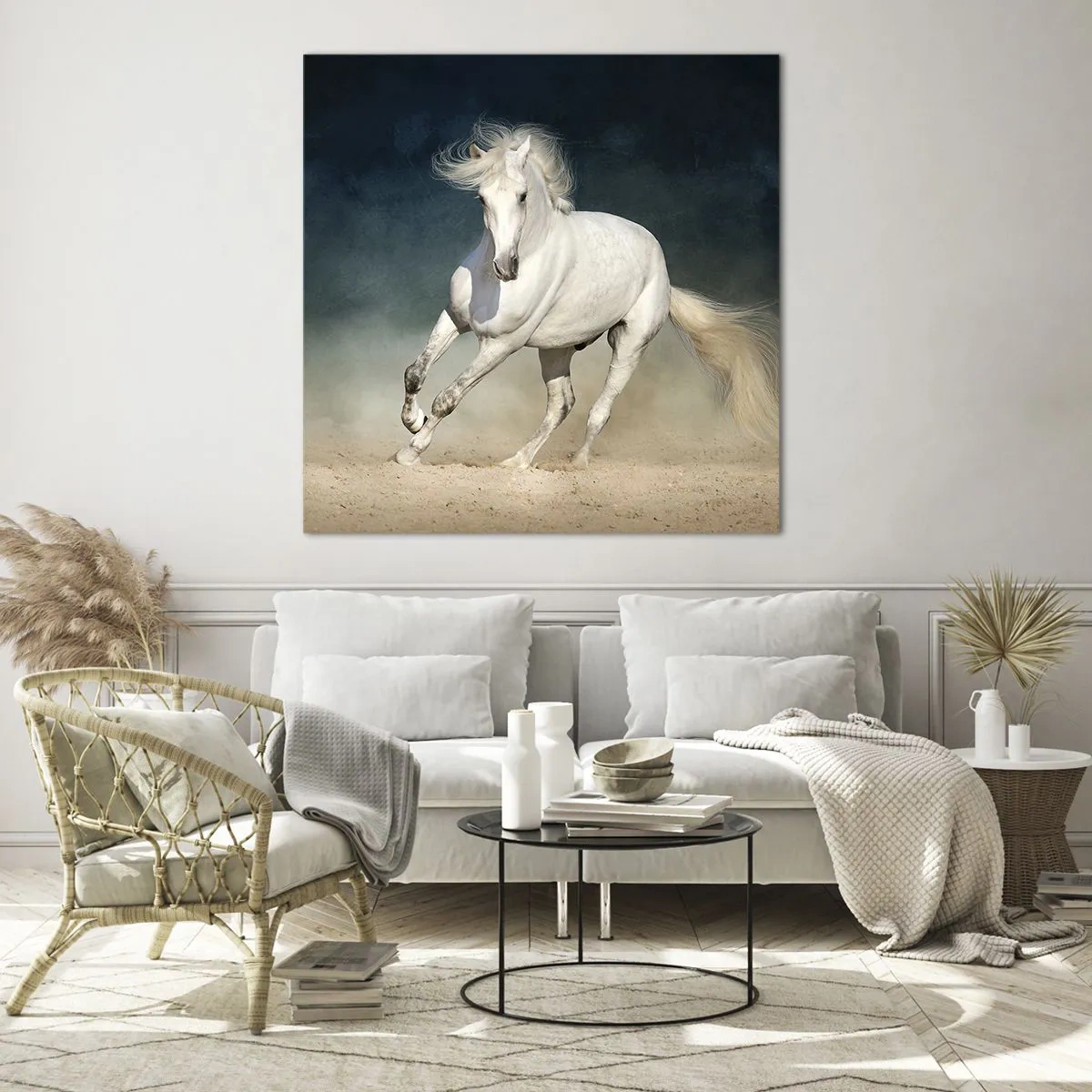 Glasbild - Bild auf glas - Freiheit in ihrem reinen Zustand - 70x70 cm