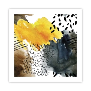 Poster - Ein Treffen der Elemente der Natur - 50x50 cm