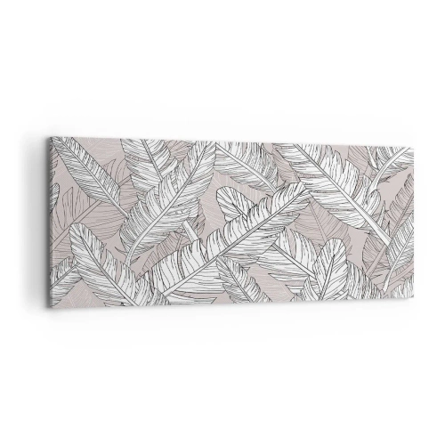 Bild auf Leinwand - Leinwandbild - Ein Federwirbel - 100x40 cm